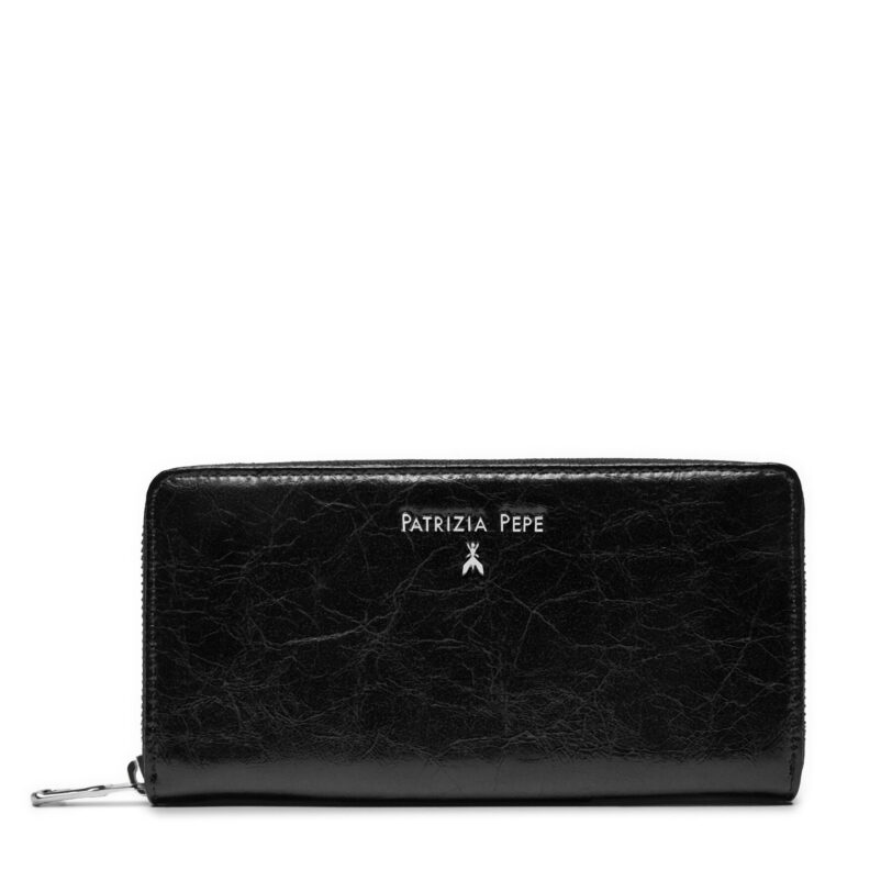 Голям дамски портфейл Patrizia Pepe 2Q4879/L131-K103 Черен цвят на ниска цена