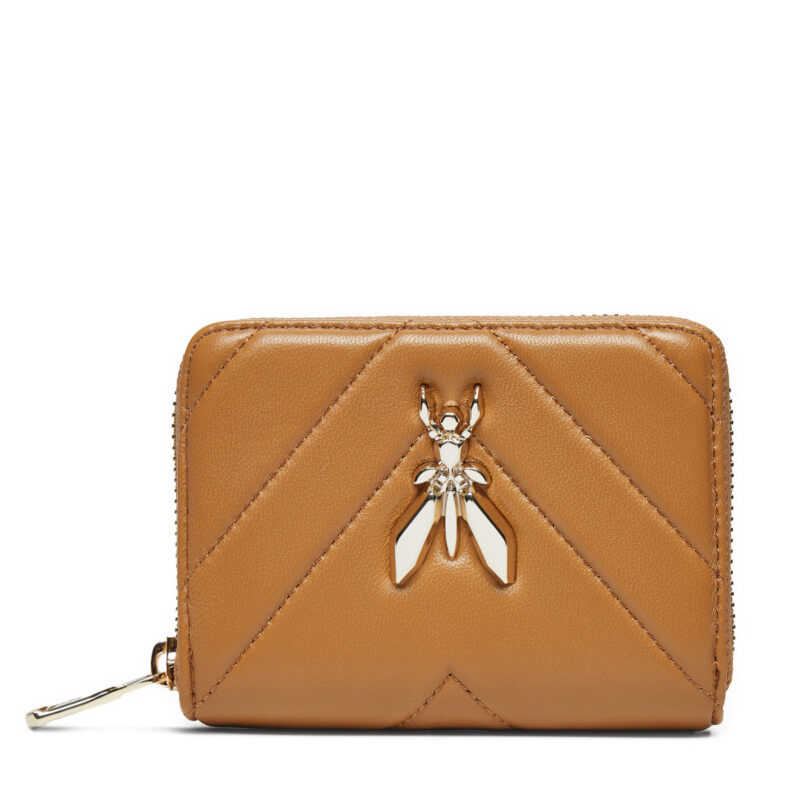 Голям дамски портфейл Patrizia Pepe 8Q0019/L004-B800 Кафяв цвят на ниска цена