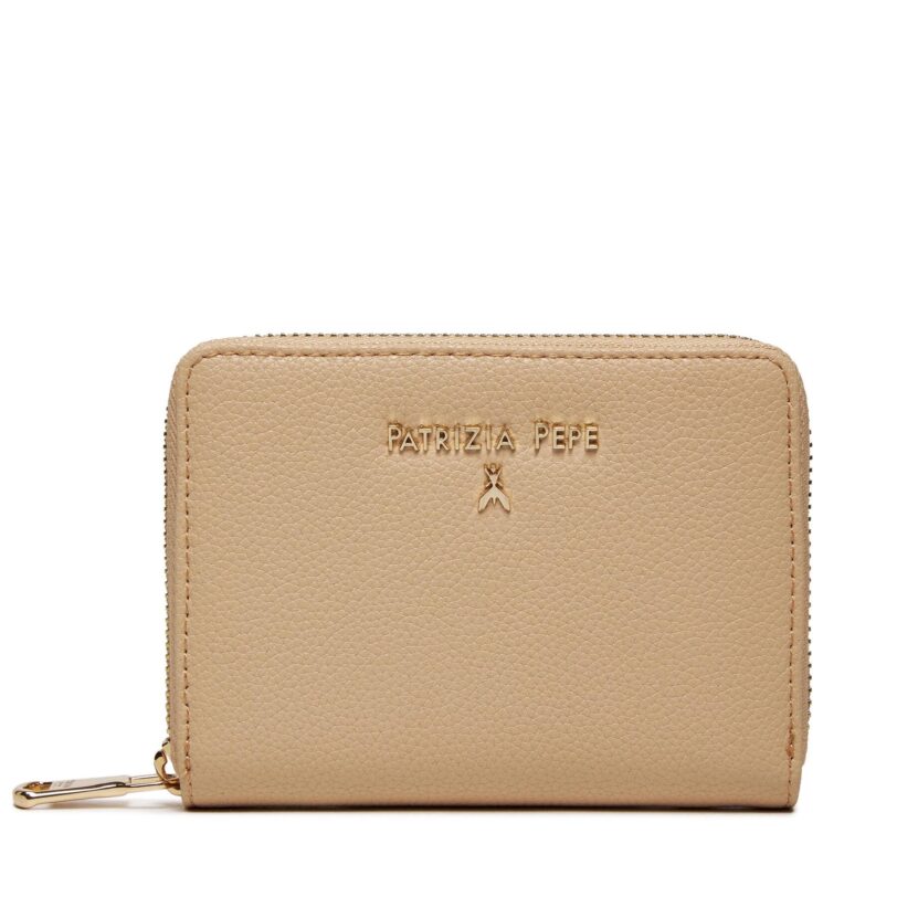 Голям дамски портфейл Patrizia Pepe CQ8512/L001-B743 Бежов цвят на ниска цена