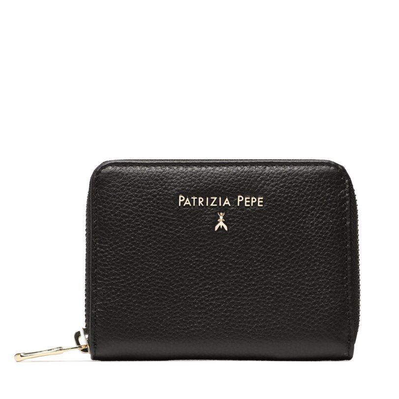 Голям дамски портфейл Patrizia Pepe CQ8512/L001 K103 Черен цвят на ниска цена