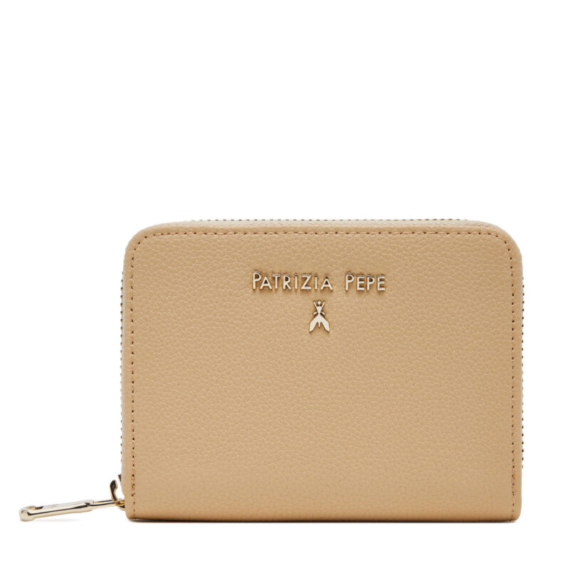 Голям дамски портфейл Patrizia Pepe CQ8512/L001 Бежов цвят на ниска цена