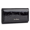 Голям дамски портфейл Pierre Cardin 02 LEAF114 Черен цвят на ниска цена
