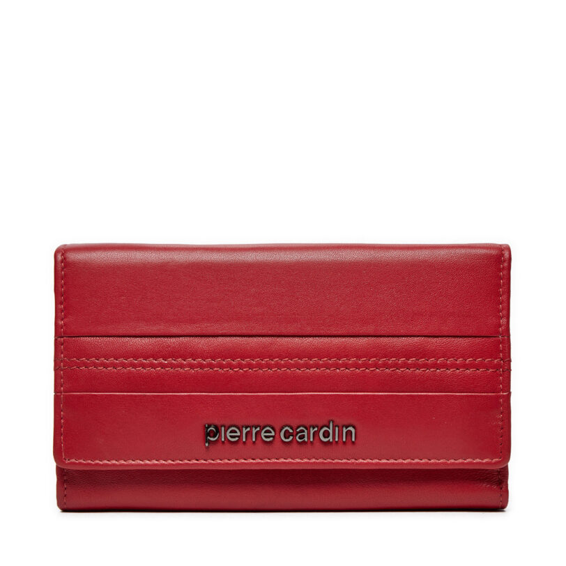 Голям дамски портфейл Pierre Cardin TILAK130 Червен цвят на ниска цена