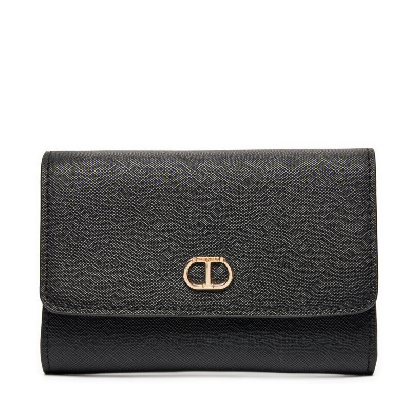 Голям дамски портфейл TWINSET 242TL8041 Черен цвят на ниска цена