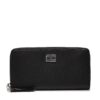 Голям дамски портфейл Tommy Jeans Tjw City-Wide Large Za AW0AW15941 Черен цвят на ниска цена