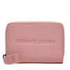 Голям дамски портфейл Tommy Jeans Tjw Ess Must Small Za AW0AW16387 Розов цвят на ниска цена