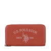 Голям дамски портфейл U.S. Polo Assn. WIUXT8413WVP Оранжев цвят на ниска цена