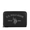Голям дамски портфейл U.S. Polo Assn. WIUXT8414WVP Черен цвят на ниска цена