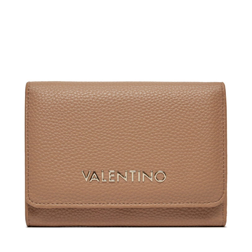 Голям дамски портфейл Valentino Brixton VPS7LX43 Бежов цвят на ниска цена