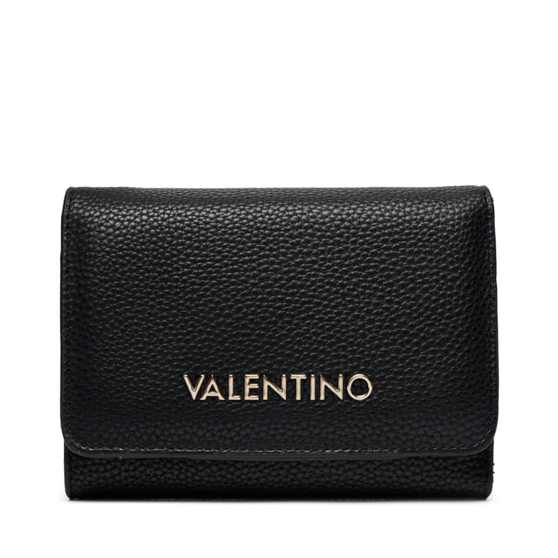 Голям дамски портфейл Valentino Brixton VPS7LX43 Черен цвят на ниска цена
