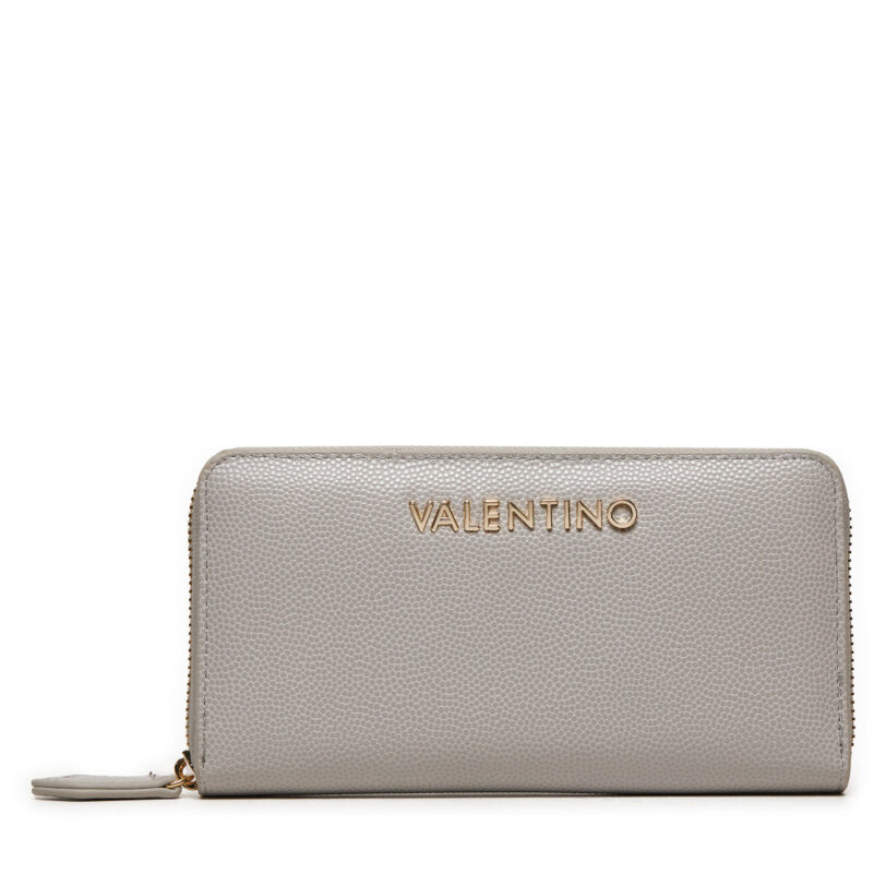 Голям дамски портфейл Valentino Divina VPS1R4155G Екрю цвят на ниска цена