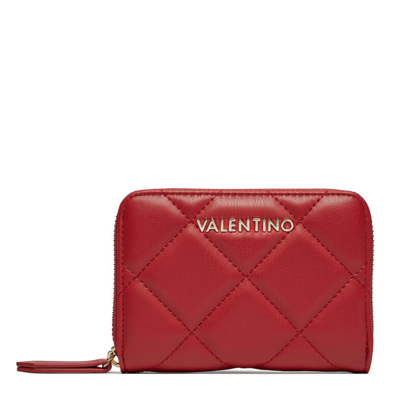 Голям дамски портфейл Valentino Ocarina VPS3KK137R Червен цвят на ниска цена