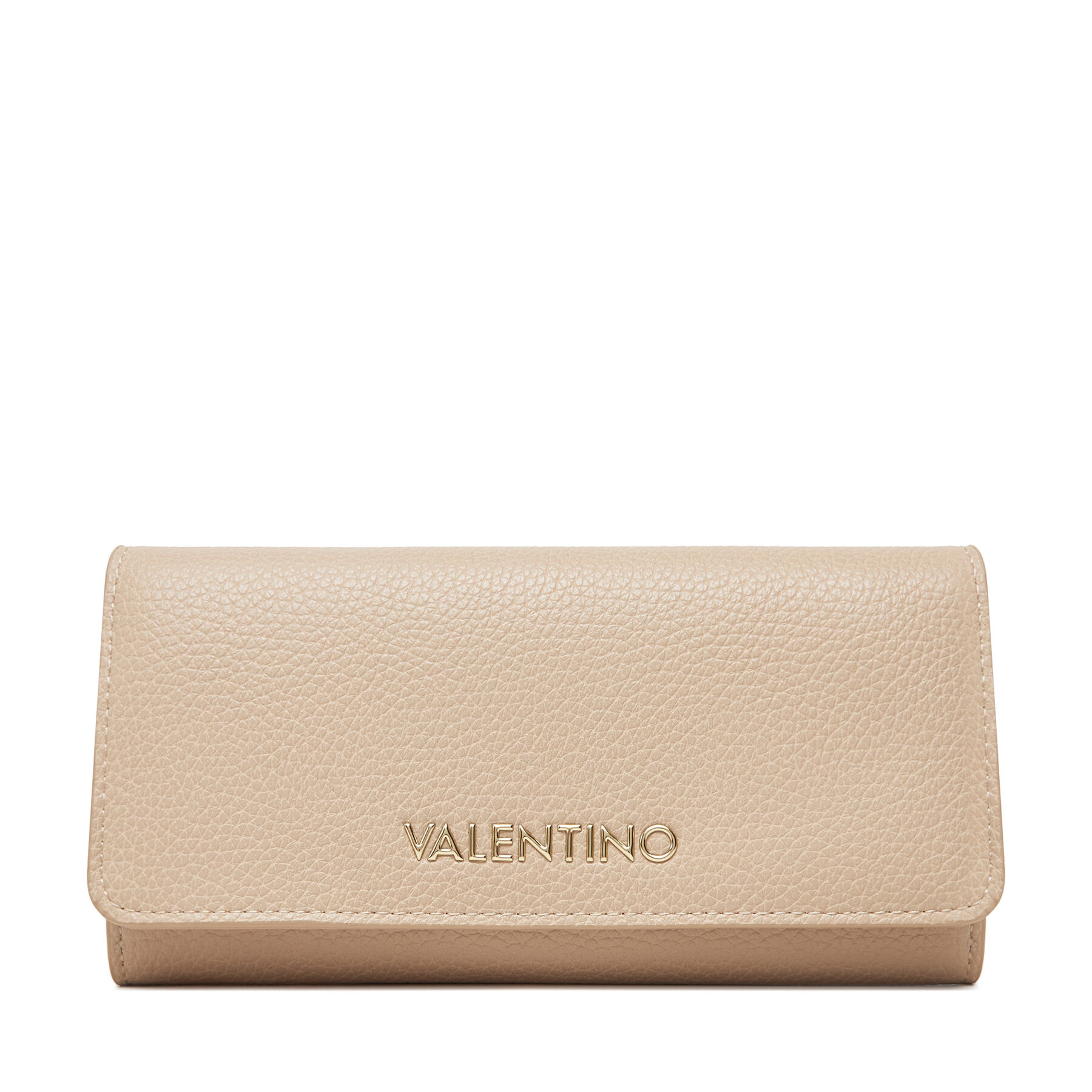 Голям дамски портфейл Valentino VPS5A8113 Екрю цвят на ниска цена