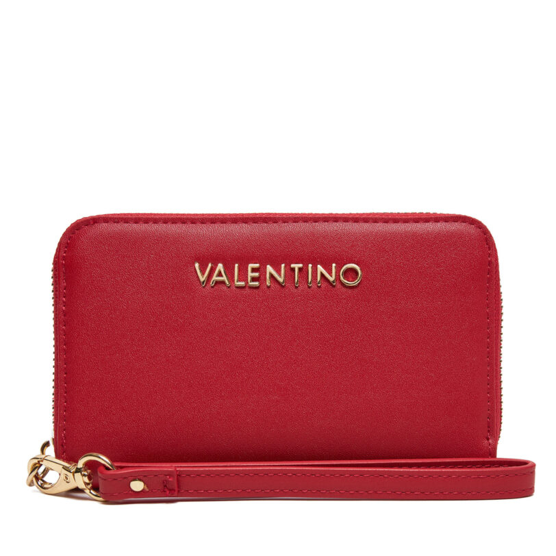 Голям дамски портфейл Valentino VPS8NS133 Червен цвят на ниска цена
