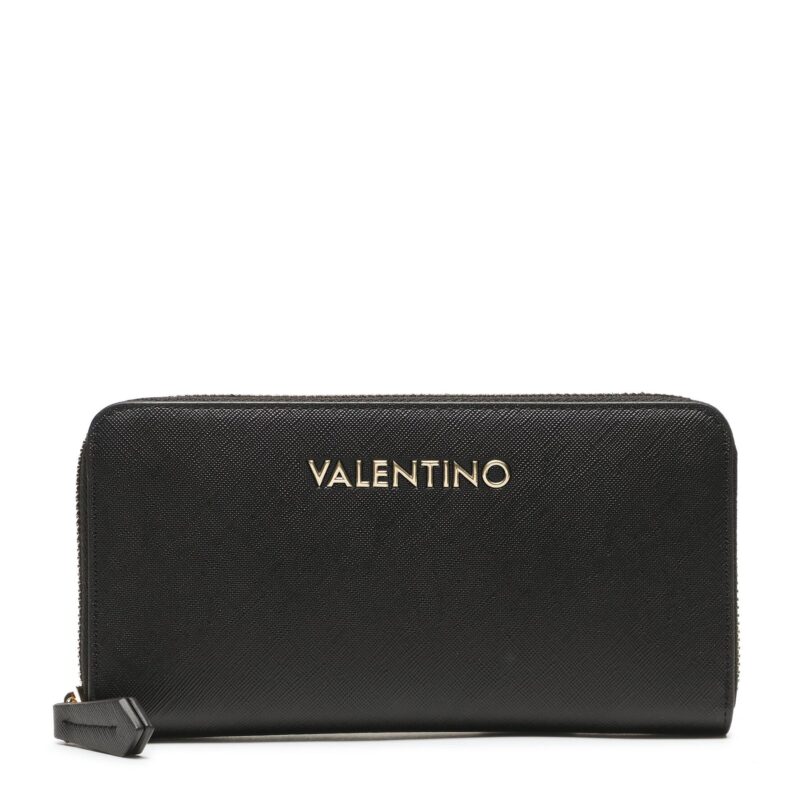 Голям дамски портфейл Valentino Zero VPS7B3155 Черен цвят на ниска цена