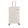 Голям куфар Semi Line T5757-4 Екрю цвят на ниска цена