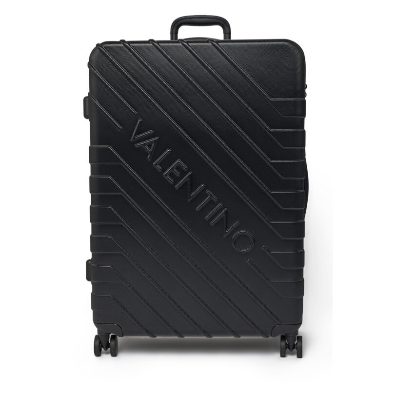 Голям куфар Valentino Starlight VV8MU03L Черен цвят на ниска цена