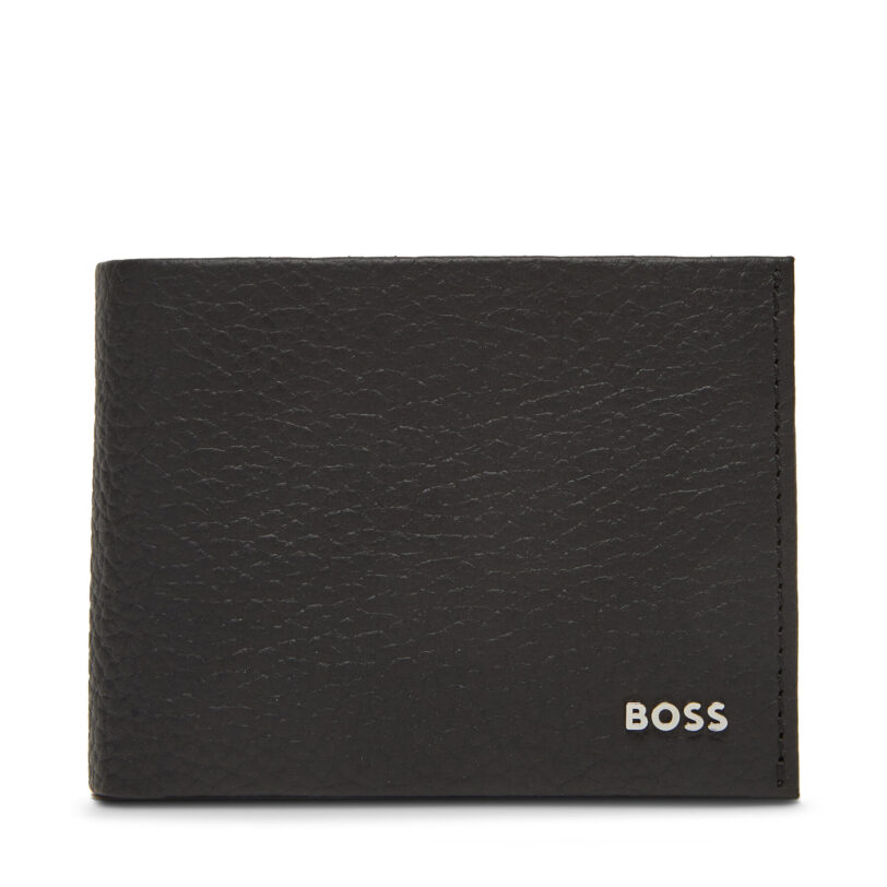 Голям мъжки портфейл BOSS New Crosstown 50548805 10242583 01 Черен цвят на ниска цена