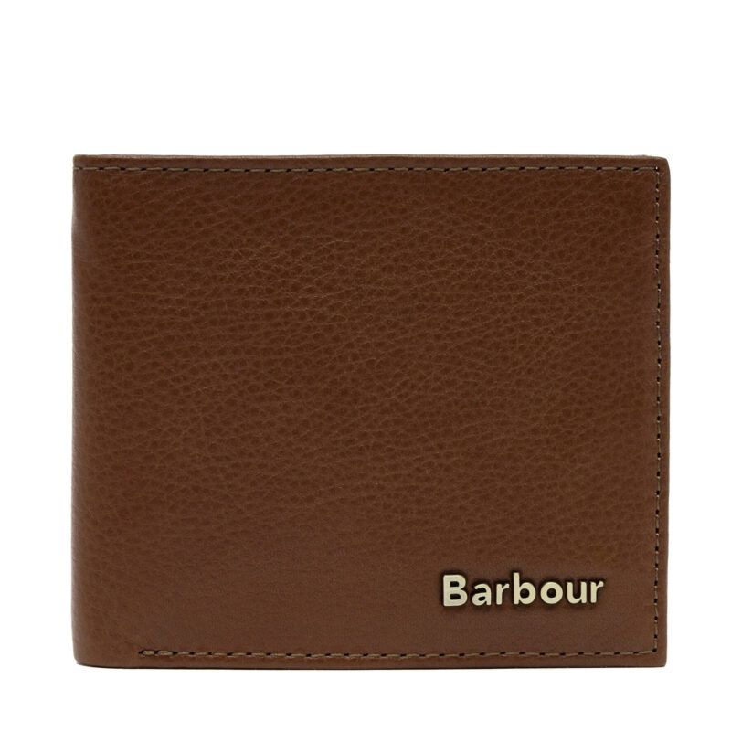 Голям мъжки портфейл Barbour MLG0070BR11 Кафяв цвят на ниска цена