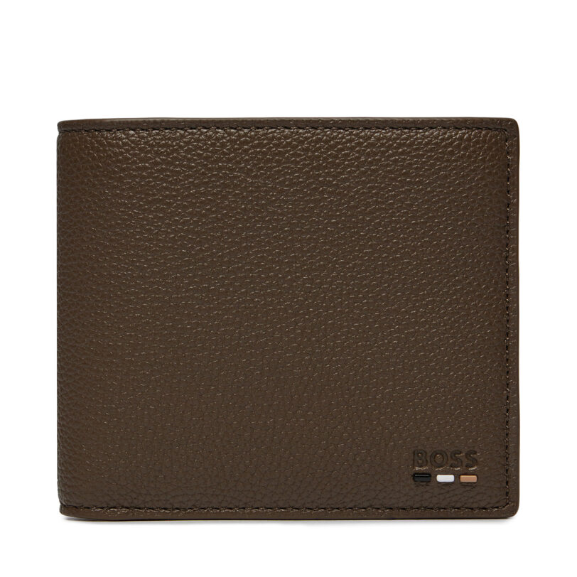 Голям мъжки портфейл Boss Ray 8 Cc 50491957 Кафяв цвят на ниска цена