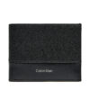 Голям мъжки портфейл Calvin Klein Ck Must Bifold 5cc W/Coin K50K512678 Черен цвят на ниска цена
