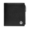 Голям мъжки портфейл Calvin Klein Jeans Hardware Compact Zip Walle LV04G1078G Черен цвят на ниска цена