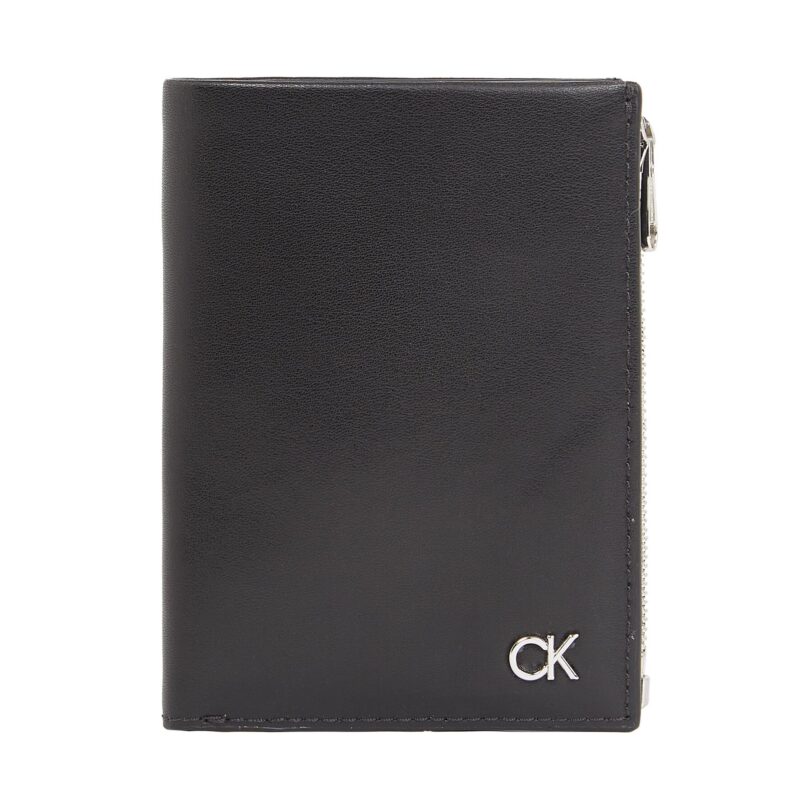Голям мъжки портфейл Calvin Klein Metal Ck K50K511688 Черен цвят на ниска цена