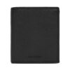 Голям мъжки портфейл Calvin Klein Micropebble Comp Trifold W Coin LV04D1034G Черен цвят на ниска цена