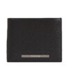 Голям мъжки портфейл Calvin Klein Modern Bar Bifold 5Cc W/Coin K50K511835 Черен цвят на ниска цена
