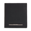 Голям мъжки портфейл Calvin Klein Modern Bar Trifold 6Cc W/Coin K50K511836 Черен цвят на ниска цена