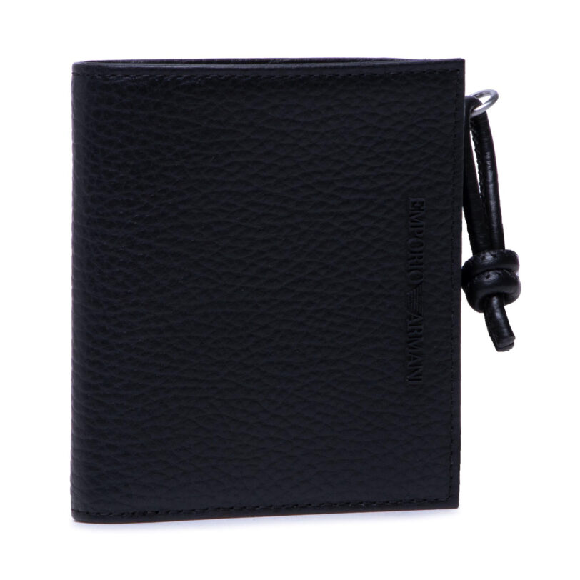 Голям мъжки портфейл Emporio Armani Y4R262 Y068E 80001 Черен цвят на ниска цена