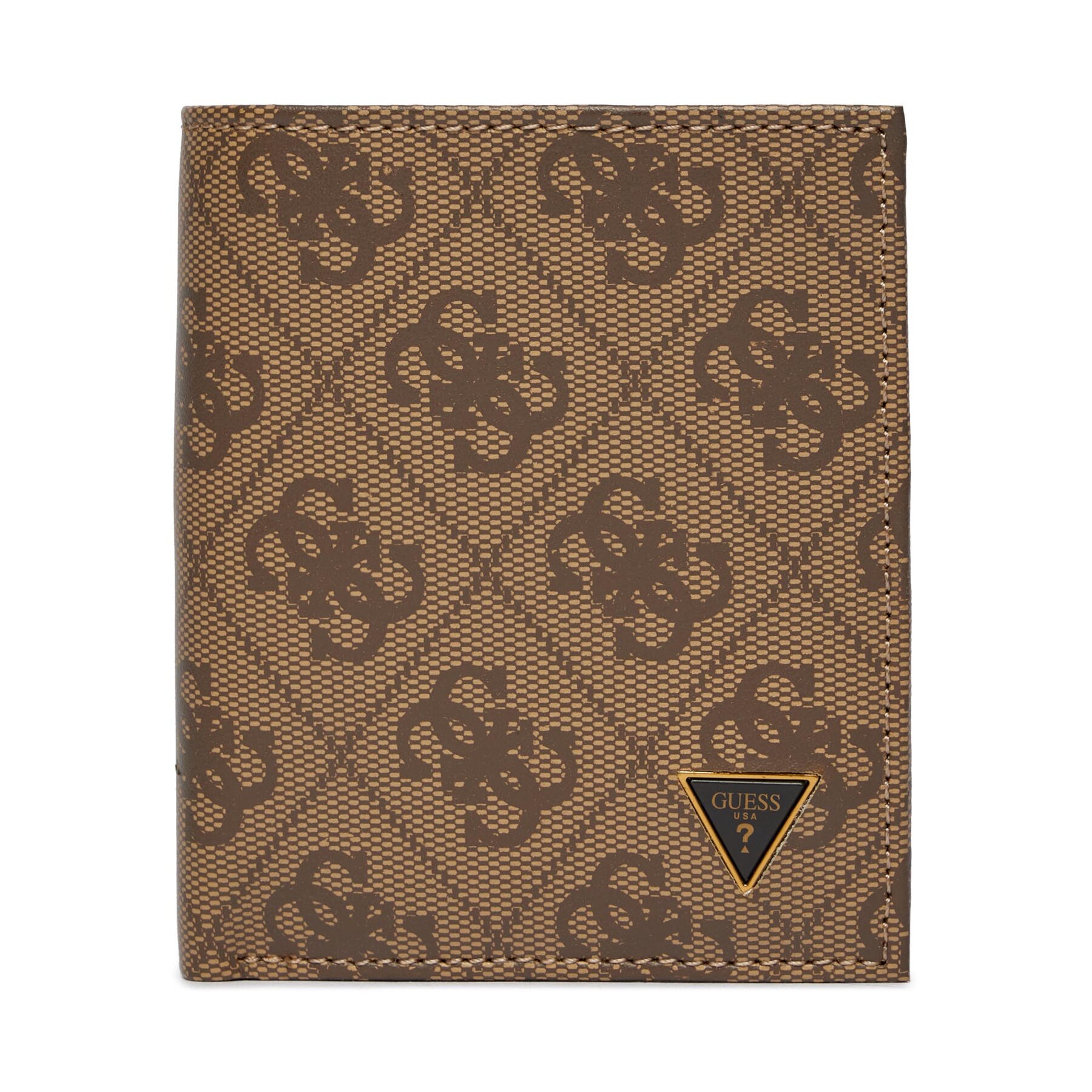 Голям мъжки портфейл Guess SMVELE LEA22 Бежов цвят на ниска цена