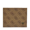 Голям мъжки портфейл Guess Vezzola Leather Slg SMVELE LEA20 Кафяв цвят на ниска цена