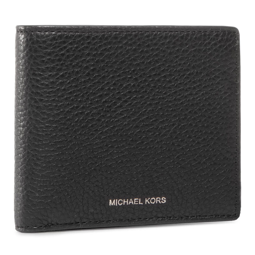 Голям мъжки портфейл MICHAEL Michael Kors Billfold W Coin Pocket 39S0LHDF3L Черен цвят на ниска цена