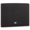 Голям мъжки портфейл Tommy Hilfiger Johnson Cc And Coin Pocket AM0AM82565/AM0AM00659 Черен цвят на ниска цена