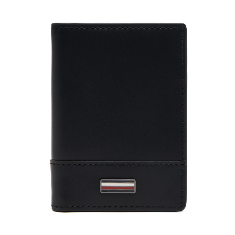 Голям мъжки портфейл Tommy Hilfiger Th Corp Bifold AM0AM13248 Черен цвят на ниска цена