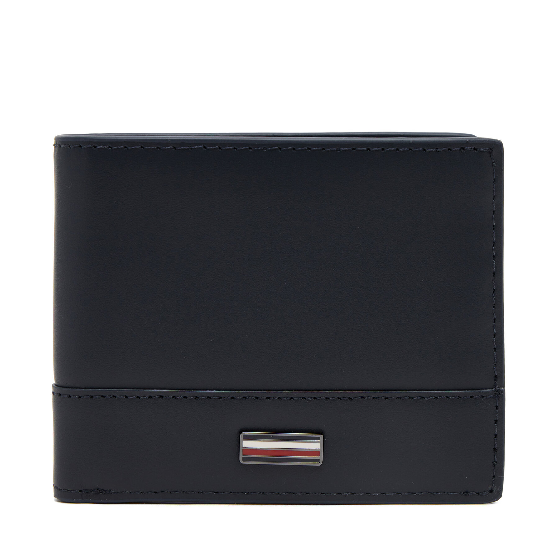 Голям мъжки портфейл Tommy Hilfiger Th Corp Mini Cc Wallet AM0AM13244 Тъмносин цвят на ниска цена