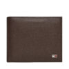 Голям мъжки портфейл Tommy Hilfiger Th Flag Cc And Coin AM0AM13519 Кафяв цвят на ниска цена