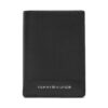 Голям мъжки портфейл Tommy Hilfiger Th Foundation Bifold AM0AM13511 Черен цвят на ниска цена