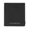 Голям мъжки портфейл Tommy Hilfiger Th Foundation Trifold AM0AM13510 Черен цвят на ниска цена