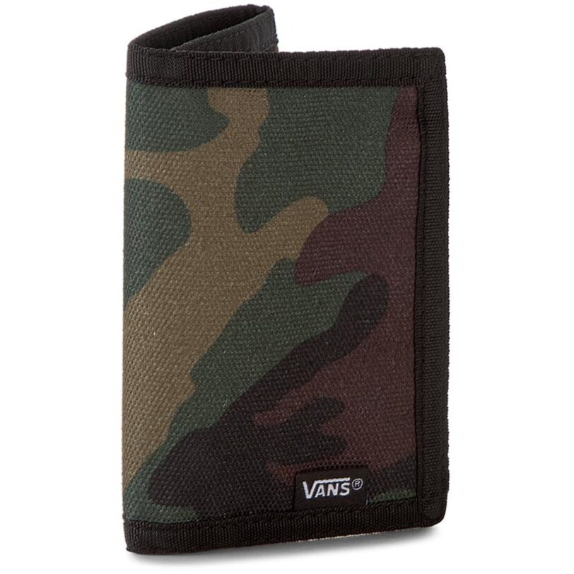 Голям мъжки портфейл Vans Slipped VN000C3297I Зелен цвят на ниска цена