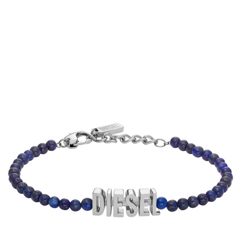 Гривна Diesel Blue Agate Beaded Bracelet DX1544040 Син цвят на ниска цена