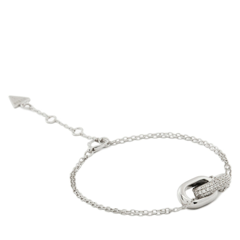Гривна Guess JSBB04 551JW Сребрист цвят на ниска цена