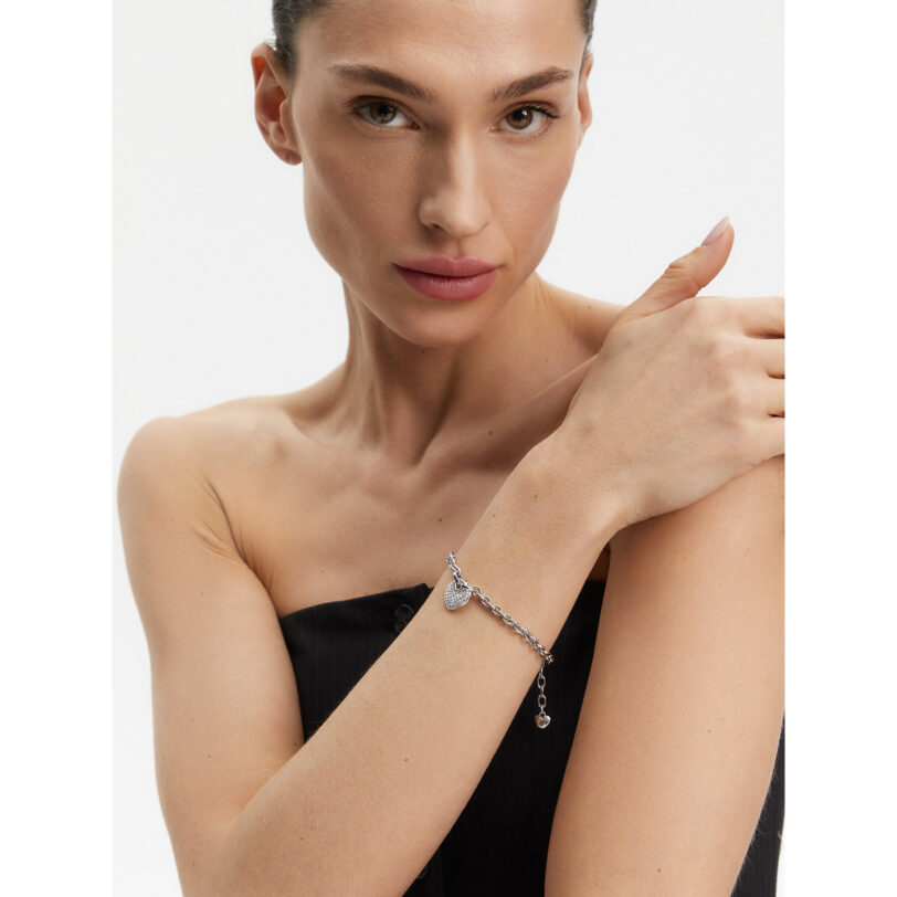 Гривна Guess JUBB05 214JW Сребрист цвят на ниска цена