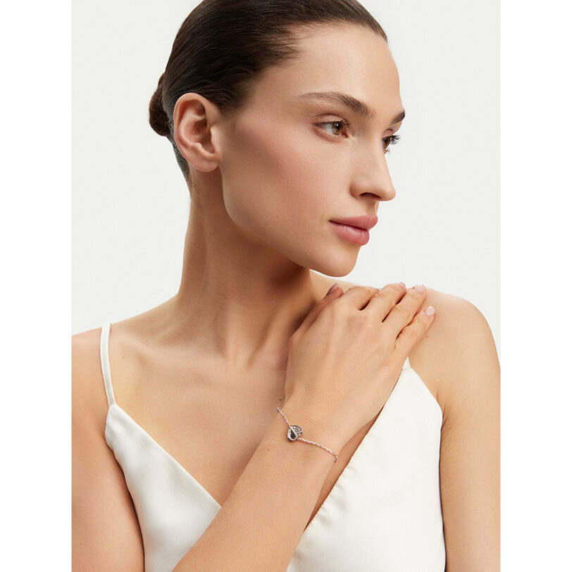 Гривна Guess Lovely Guess JUBB03 036JW Сребърно родиево покритие цвят на ниска цена
