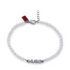 Гривна HUGO E-Smallpearl-Bra 50544521 Бял цвят на ниска цена