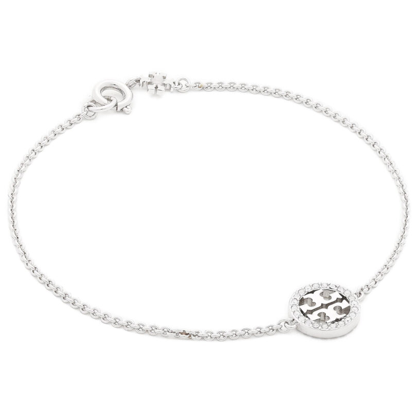 Гривна Tory Burch Miller Pave Chain Bracelet Tory 80997 Сребрист цвят на ниска цена