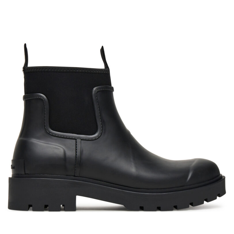 Гумени ботуши Calvin Klein Jeans Combat Rain Boot YM0YM01376 Черен цвят на ниска цена