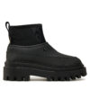 Гумени ботуши Calvin Klein Jeans Flatform Rainboot Low Mg R YW0YW01560 Черен цвят на ниска цена