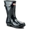 Гумени ботуши Hunter Org Short Gloss WFS1000RGL Тъмносин цвят на ниска цена